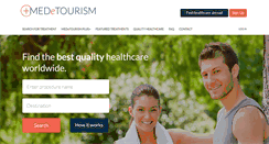 Desktop Screenshot of medetourism.com