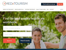 Tablet Screenshot of medetourism.com